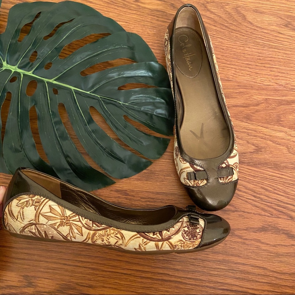 Cole Haan Nike Air Penny Print Ballet Flats 9.5